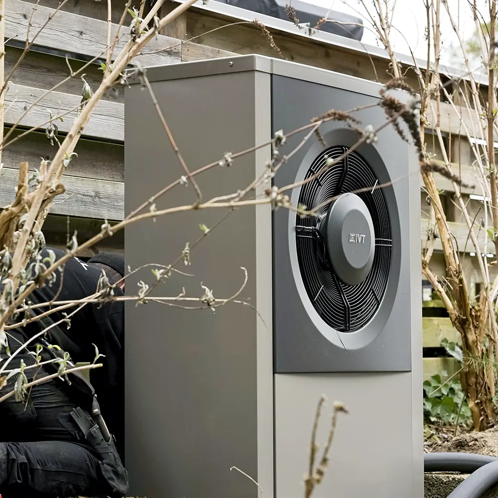 Installation av värmepump med villaeffekten